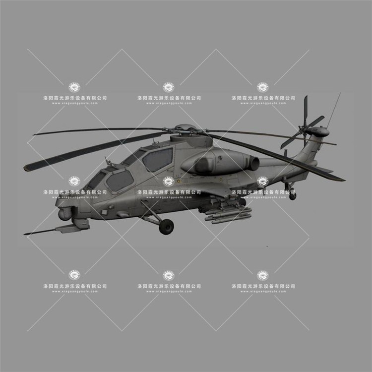 东方华侨农场武装直升机3D模型